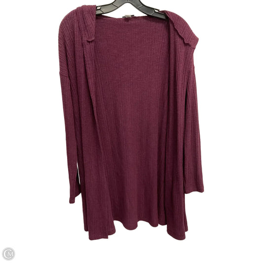 Cardigan By American Eagle In Maroon, Size: M