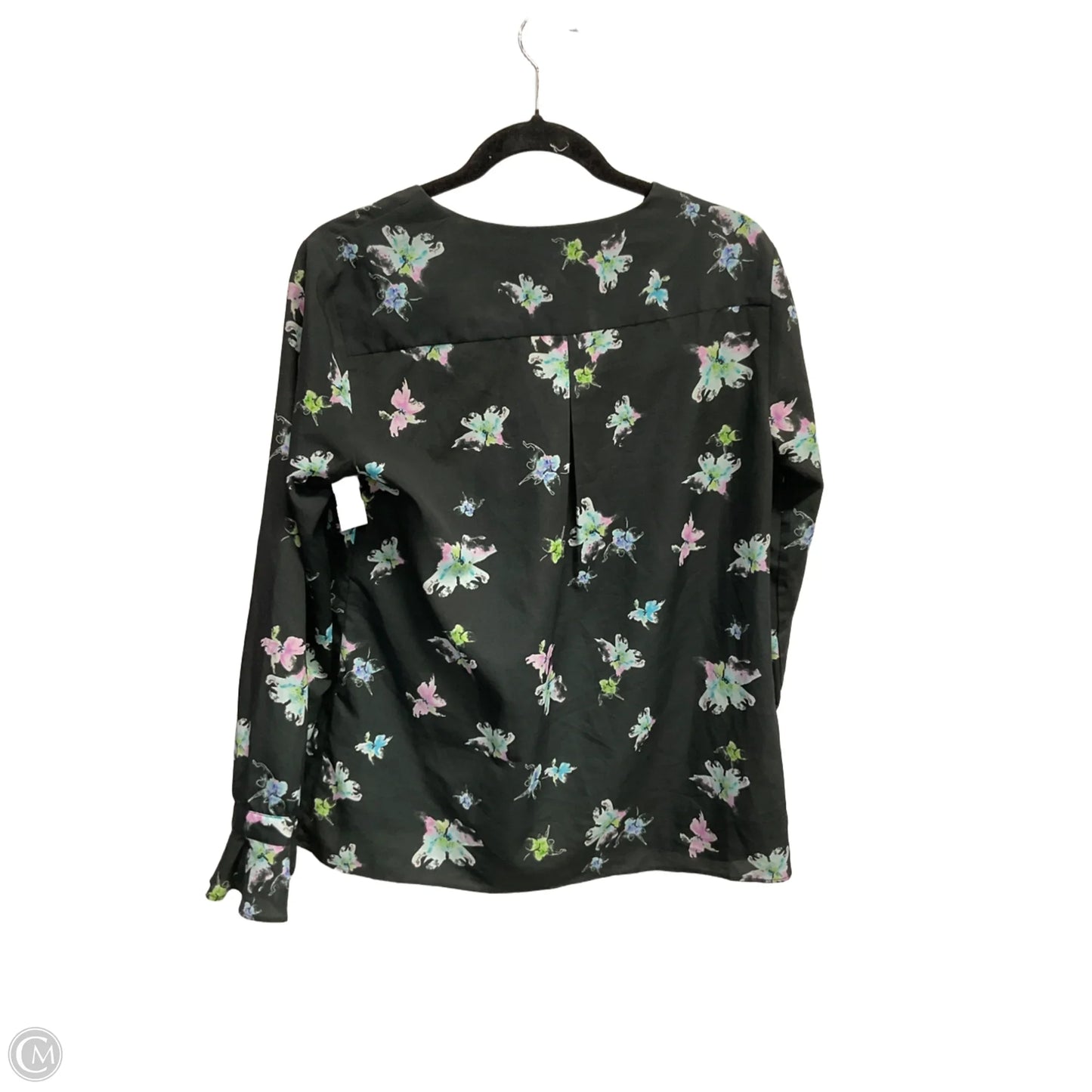 Top Long Sleeve By Banana Republic In Multi-colored, Size: S