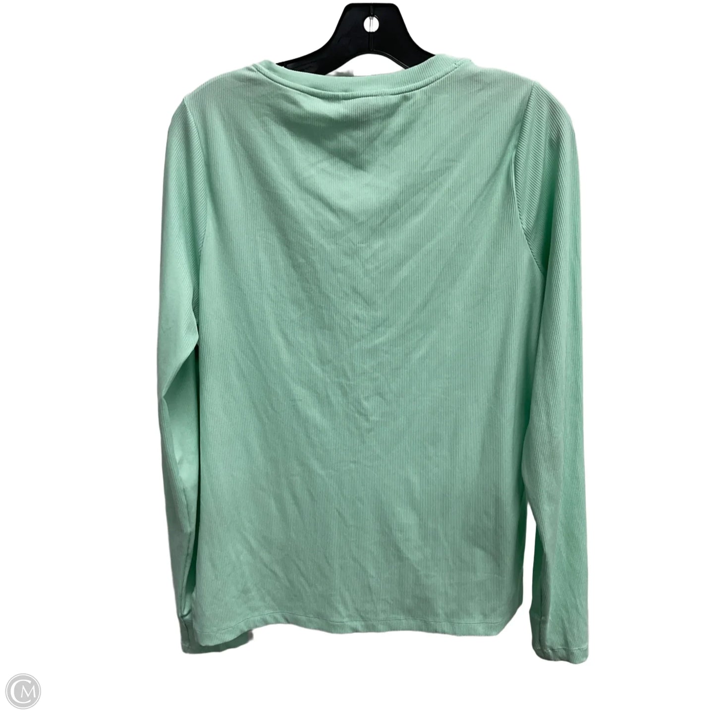 Top Long Sleeve By Athleta In Aqua, Size: L