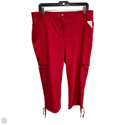 Pants Cargo & Utility By Chicos In Red, Size: 12