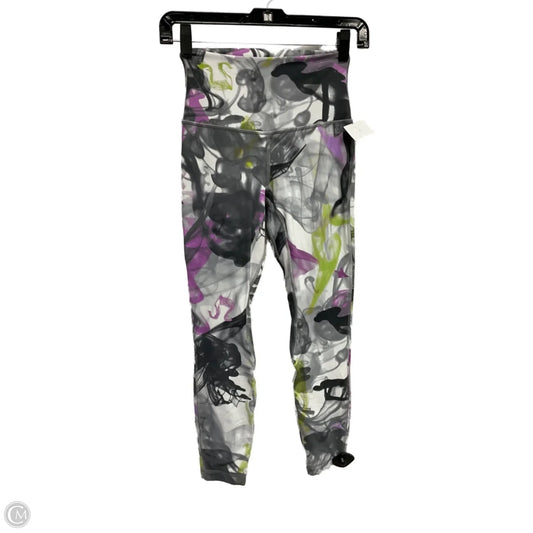 Athletic Leggings By Lululemon In Tie Dye Print, Size: S