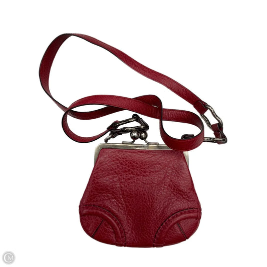 Kiss-Lock Leather Crossbody By Burberry, Size: Small
