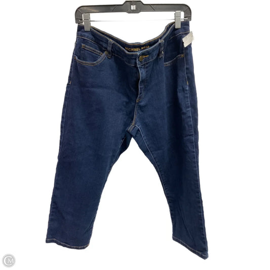 Capris Designer By Michael Kors In Blue, Size: 12