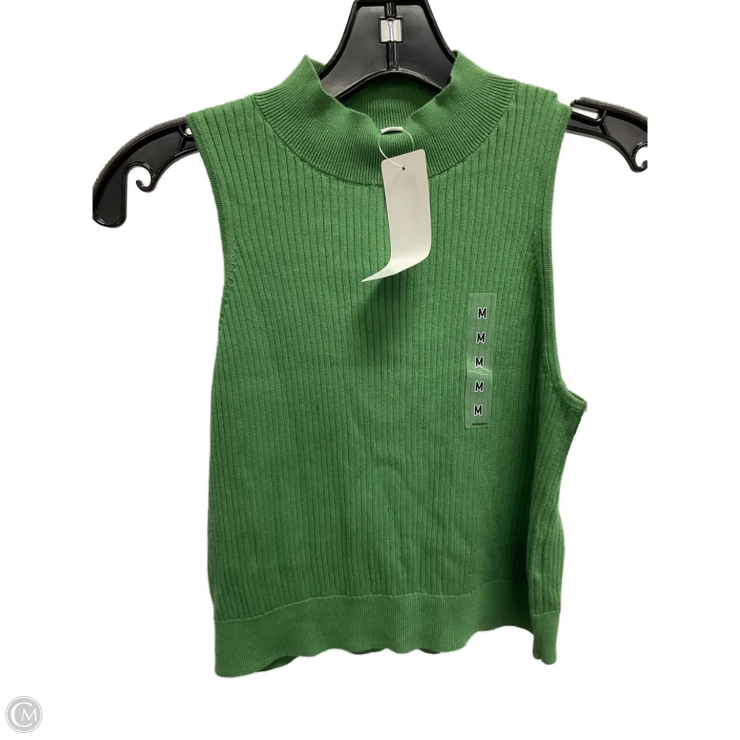 Top Sleeveless Basic By Uniqlo In Green, Size: M