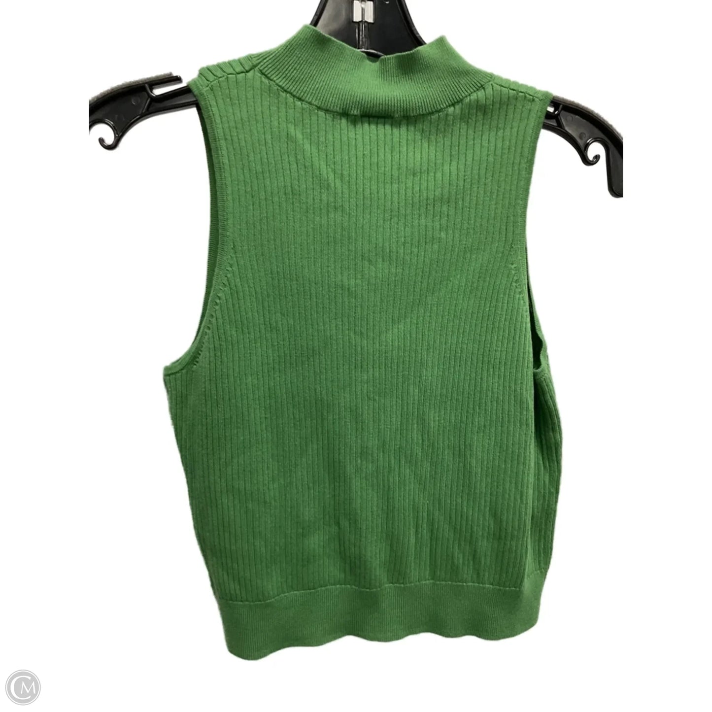 Top Sleeveless Basic By Uniqlo In Green, Size: M