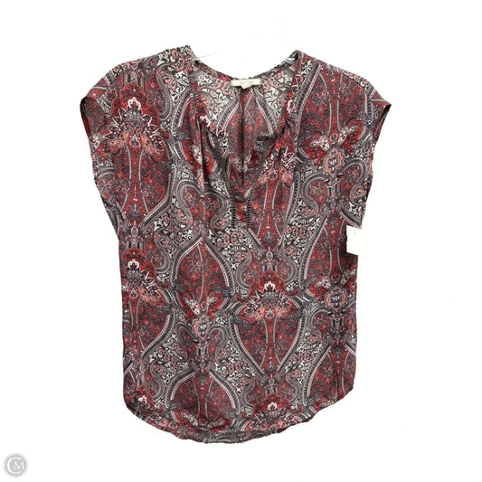Top Sleeveless By Pleione In Paisley Print, Size: Xs