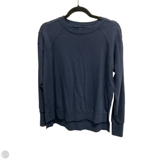 Sweatshirt Crewneck By Sweaty Betty In Navy, Size: Xs