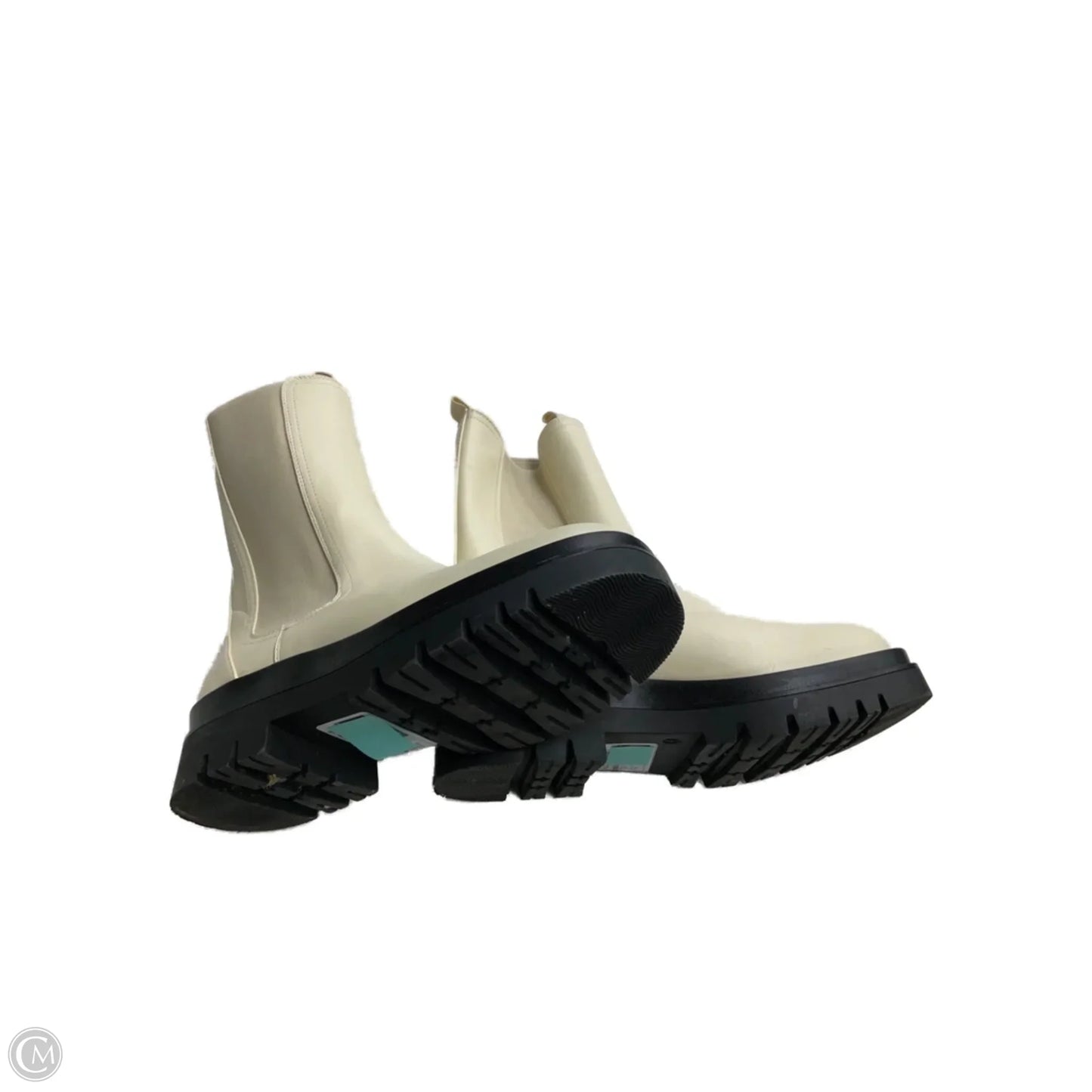 Boots Combat By Clothes Mentor In Beige, Size: 9