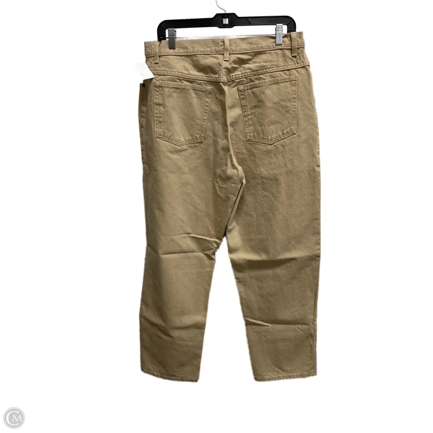 Jeans Straight By L.l. Bean In Tan, Size: 16