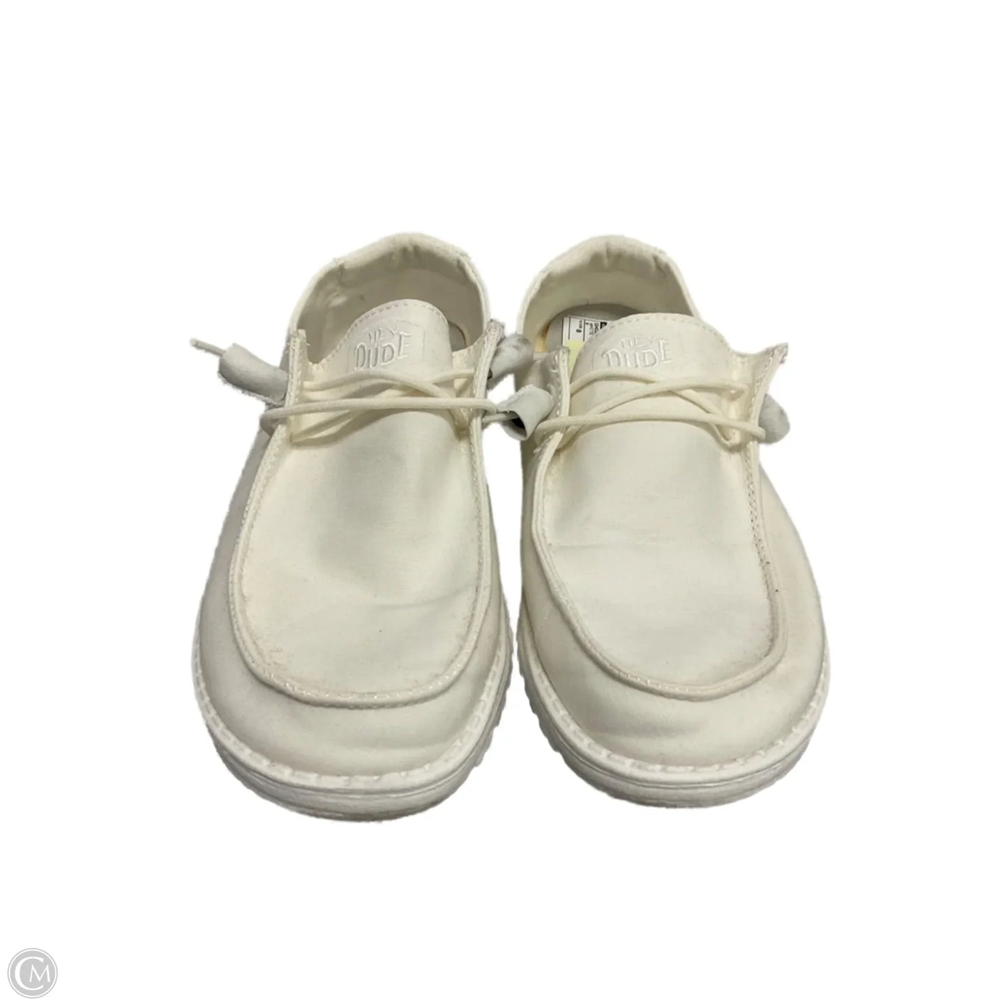 Shoes Sneakers By Hey Dude In White, Size: 8