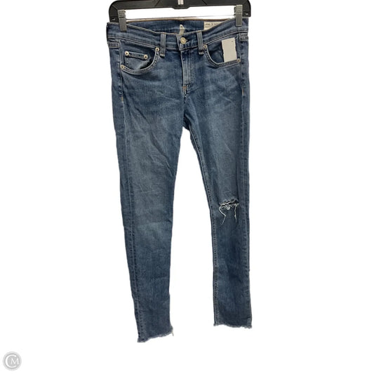 Jeans Skinny By Rag And Bone In Blue, Size: 2