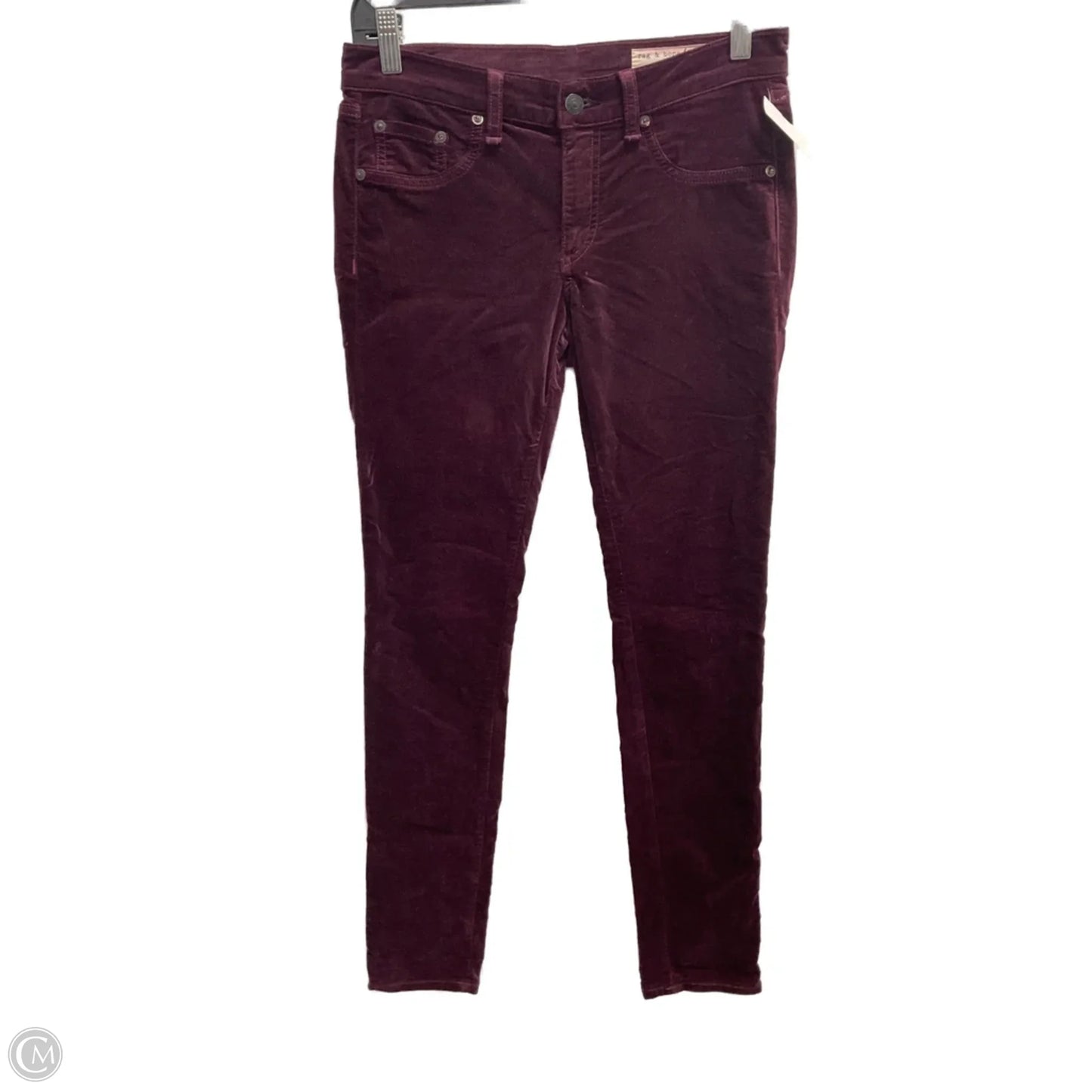 Pants Other By Rag And Bone In Maroon, Size: 4