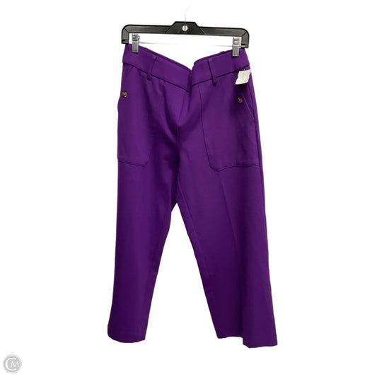 Pants Wide Leg By Clothes Mentor In Purple, Size: L