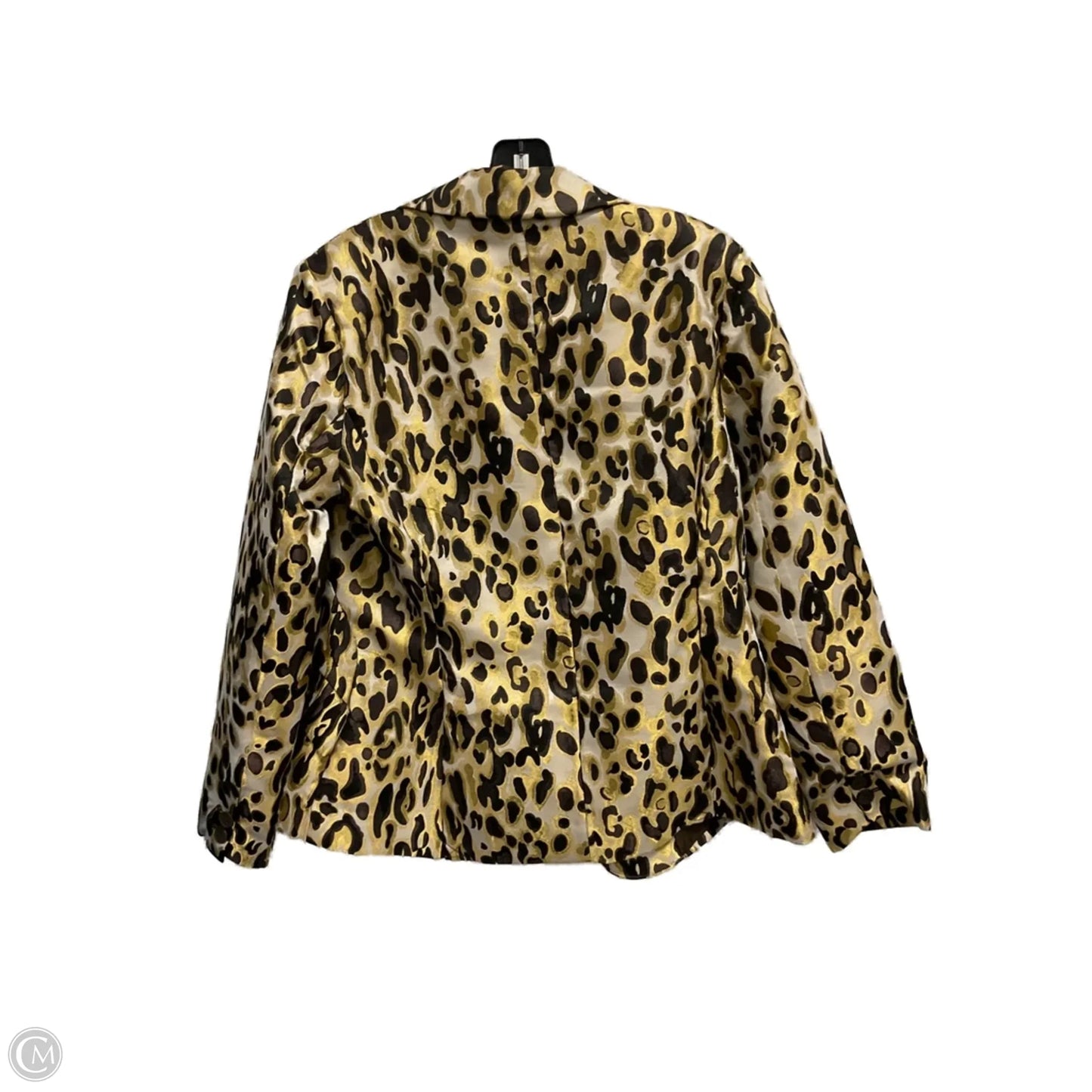 Blazer By Nine West In Animal Print, Size: L