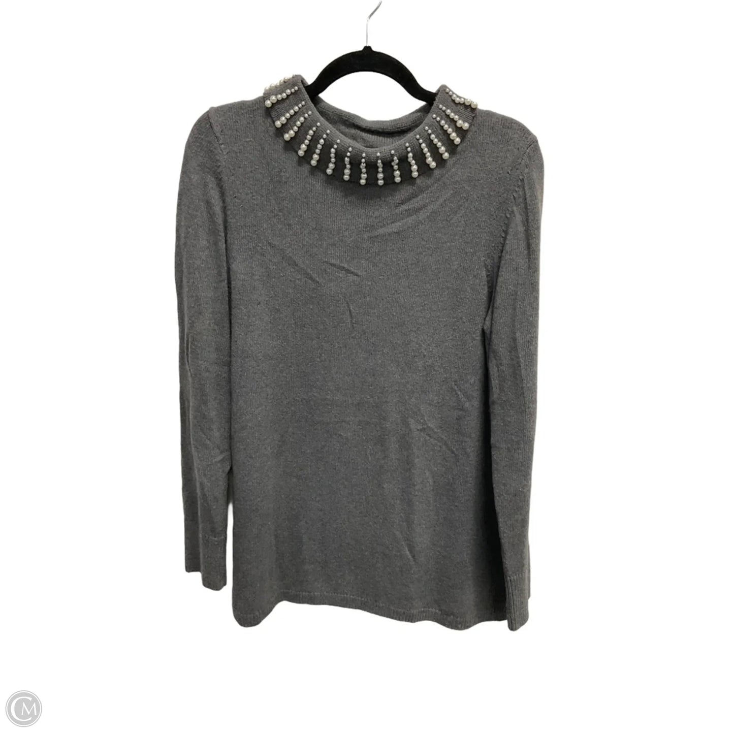Sweater By Talbots In Grey, Size: M