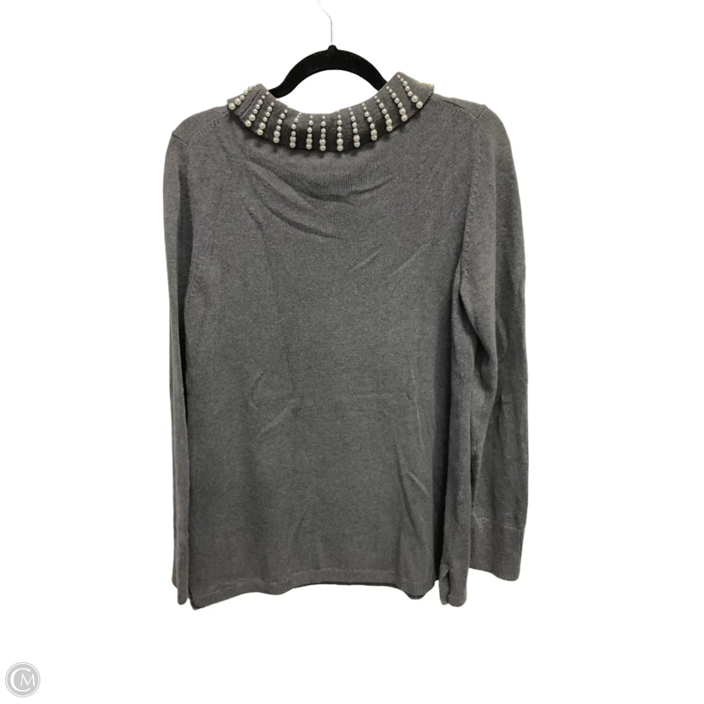 Sweater By Talbots In Grey, Size: M