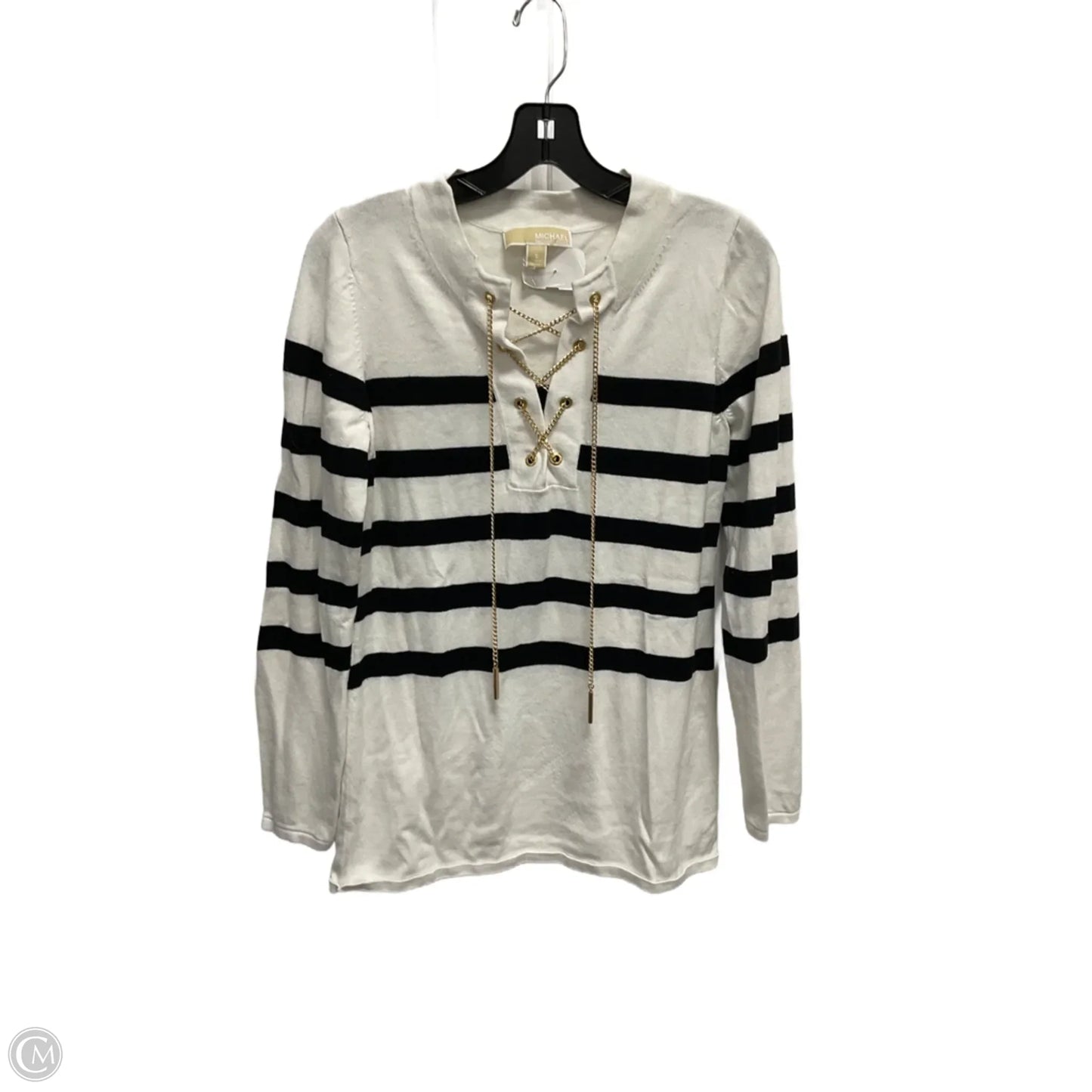 Sweater By Michael By Michael Kors In Striped Pattern, Size: S
