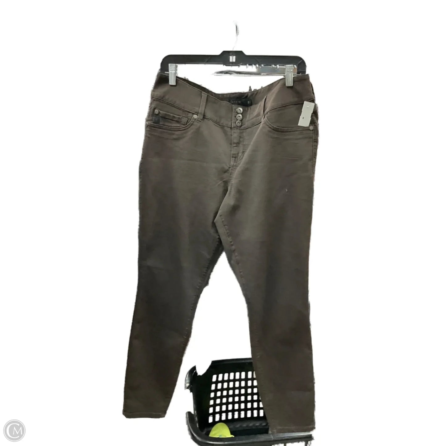 Jeans Skinny By Torrid In Brown, Size: 18