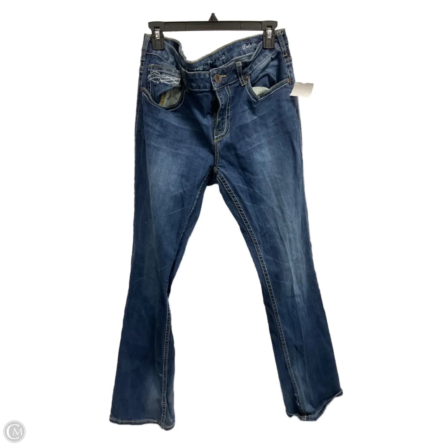 Jeans Straight By Clothes Mentor In Blue, Size: 16