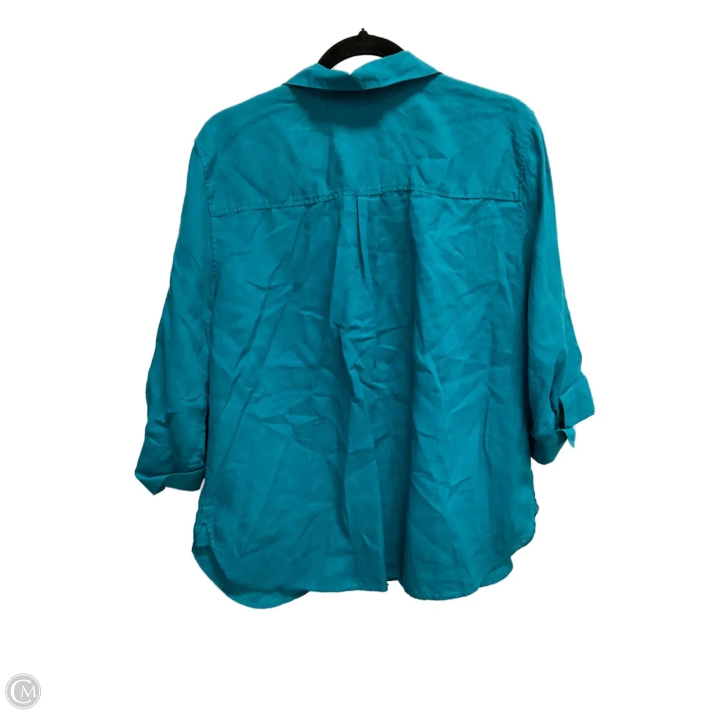 Top Long Sleeve By Chicos In Blue, Size: L