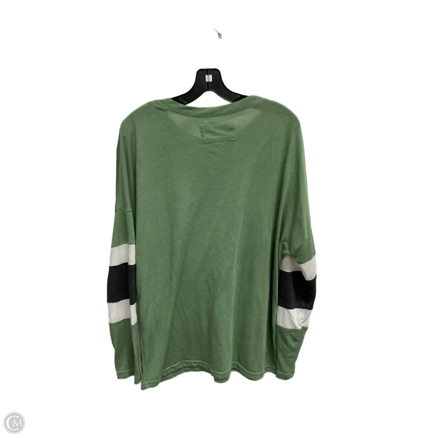 Top Long Sleeve Basic By Clothes Mentor In Green, Size: L