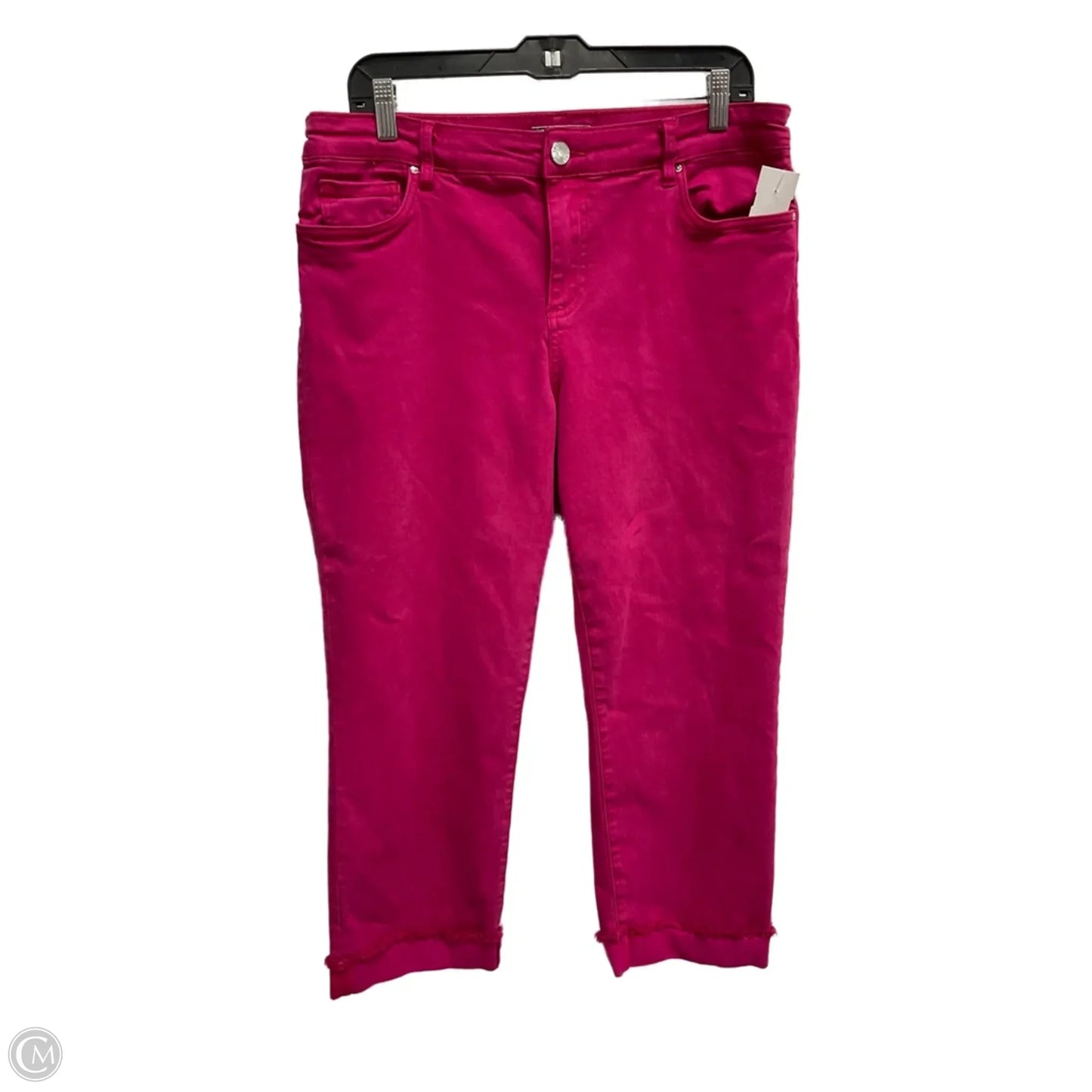 Jeans Straight By Kut In Pink, Size: 16