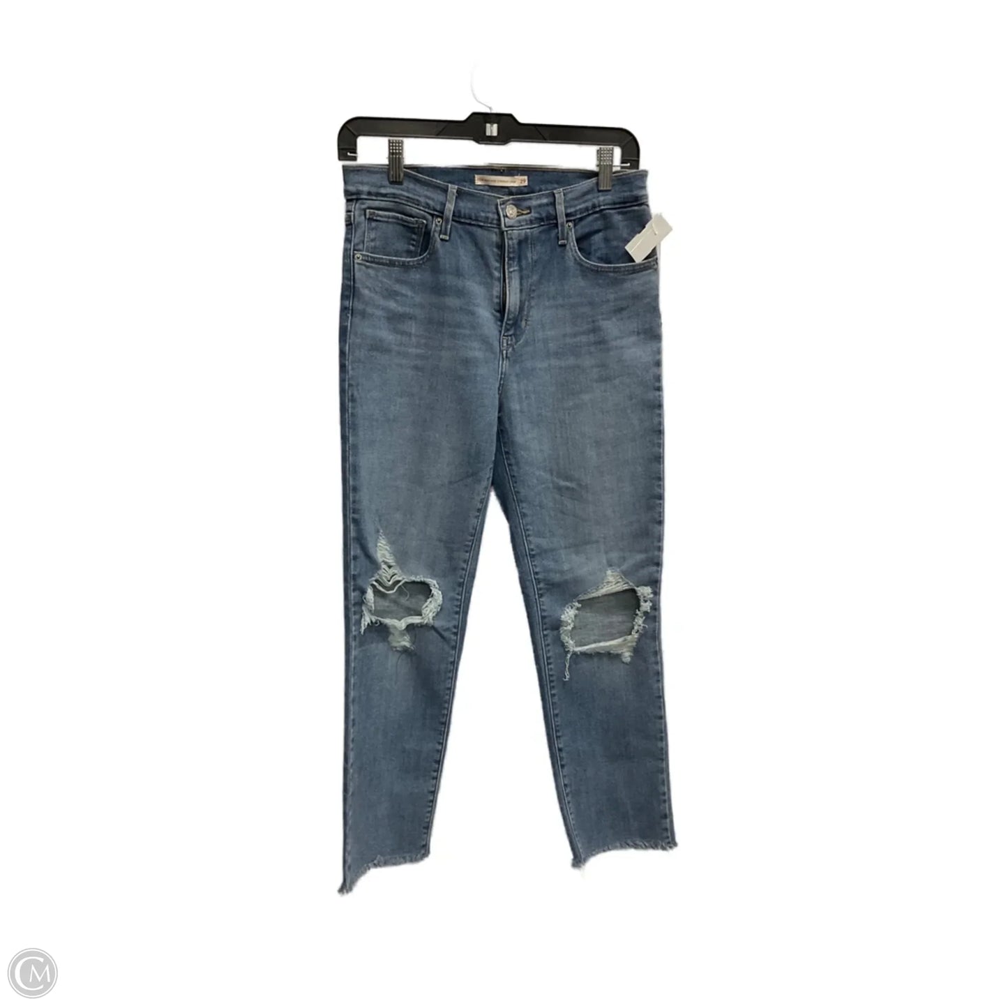 Jeans Cropped By Levis In Blue, Size: 8