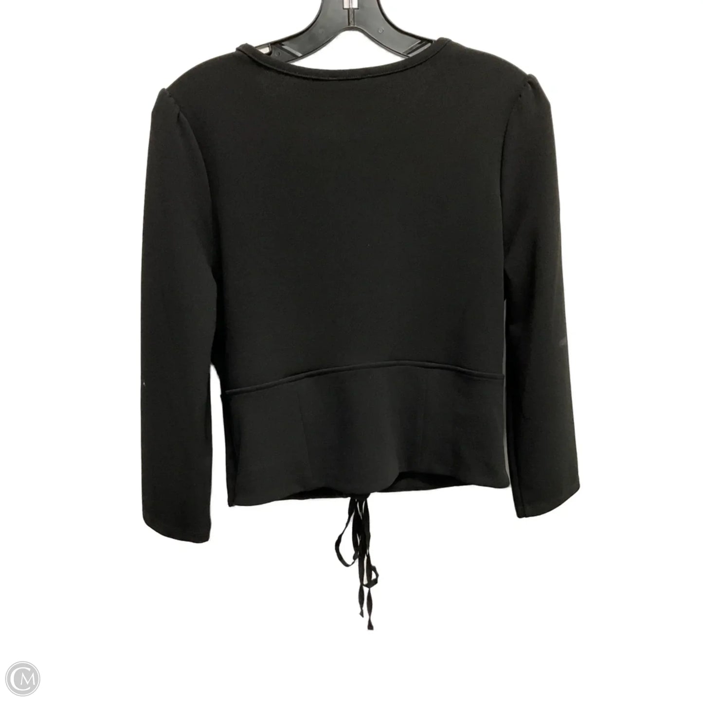 Blouse Long Sleeve By Express In Black, Size: M