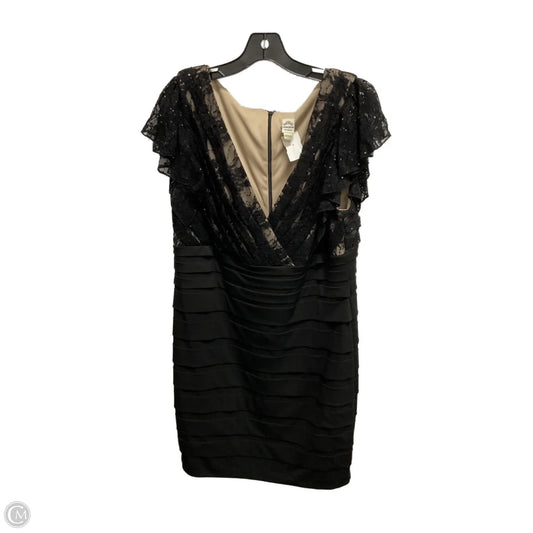 Dress Party Midi By Sangria In Black, Size: L