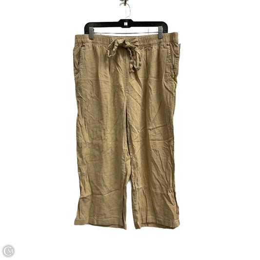 Pants Linen By Michael By Michael Kors In Tan, Size: Xl