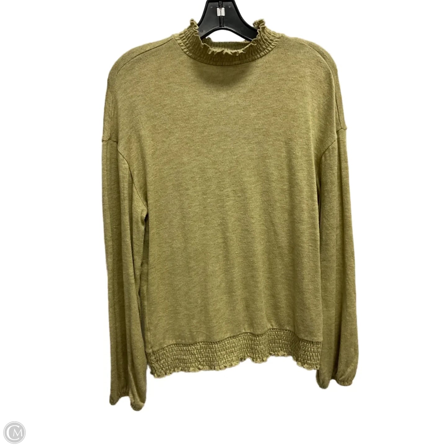 Top Long Sleeve By A New Day In Green, Size: S