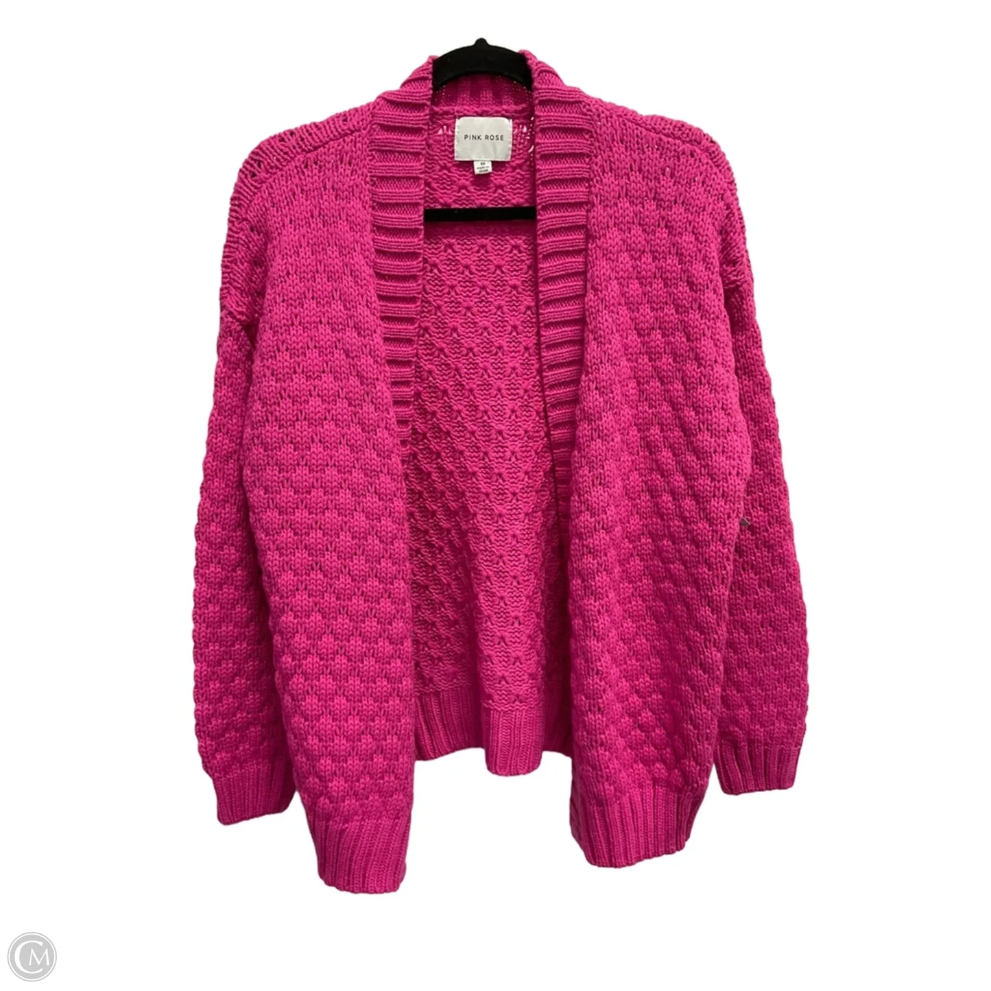 Cardigan By Pink Rose In Pink, Size: Xs