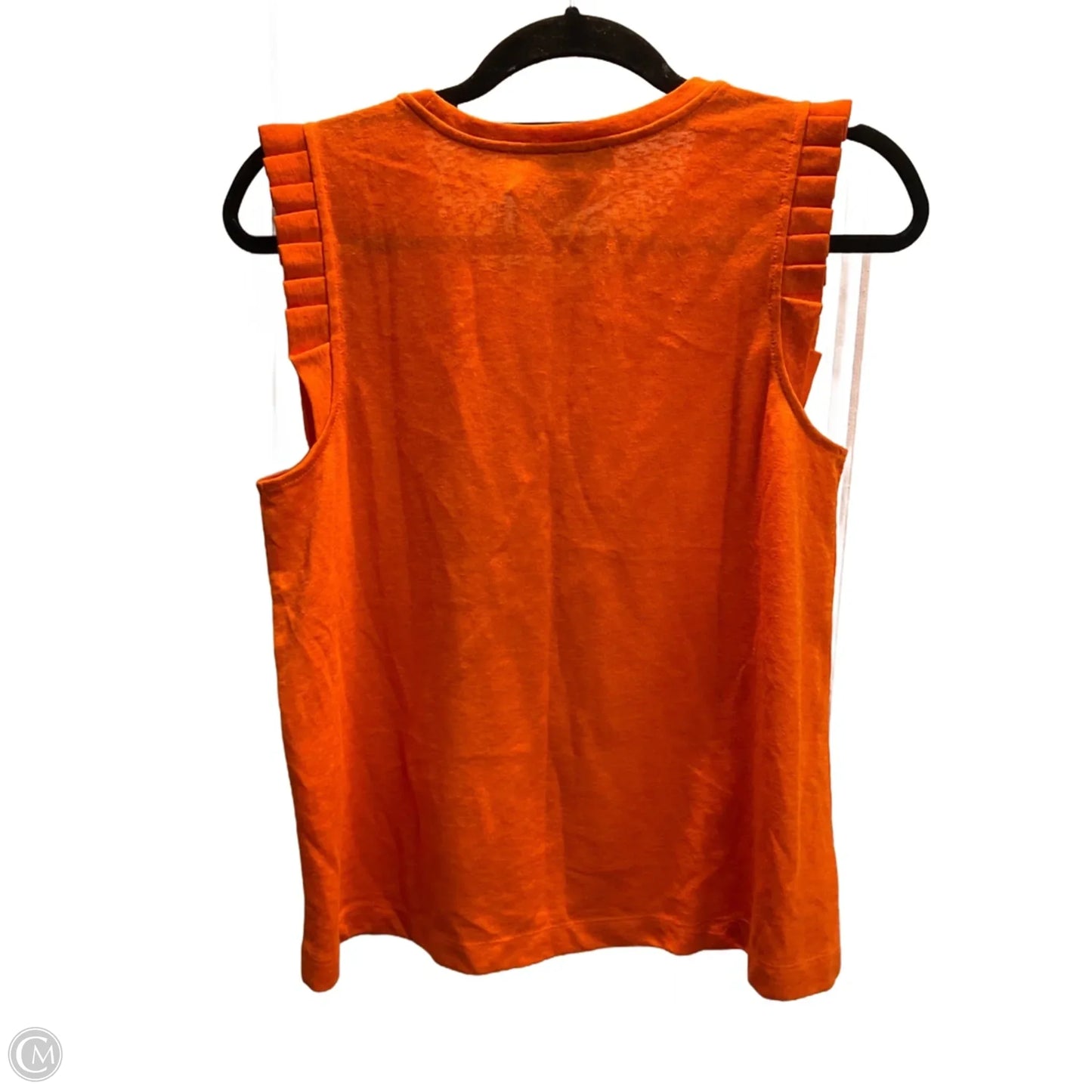 Top Sleeveless By Loft In Orange, Size: S