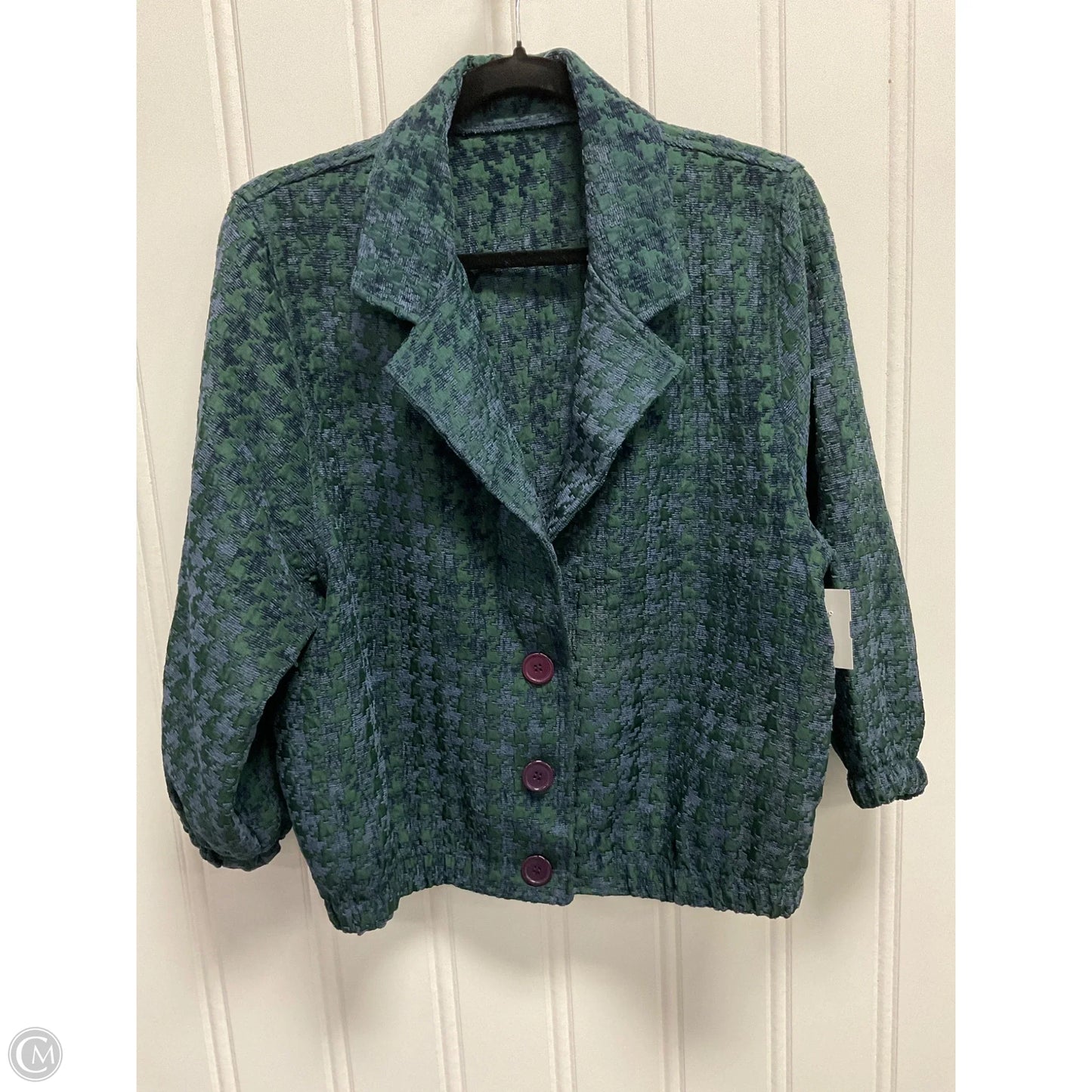 Jacket Other By American Apparel In Blue & Green, Size: M