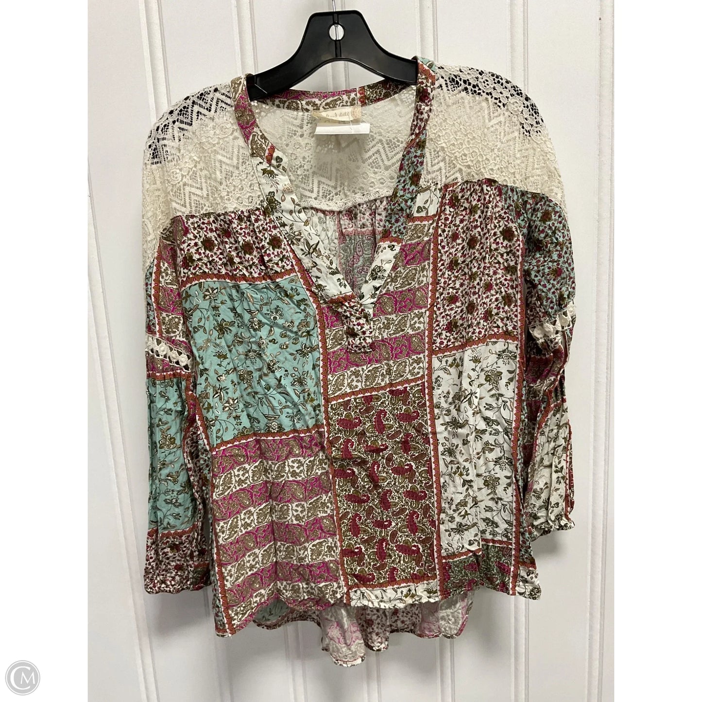 Top Long Sleeve By Altard State In Multi-colored, Size: S