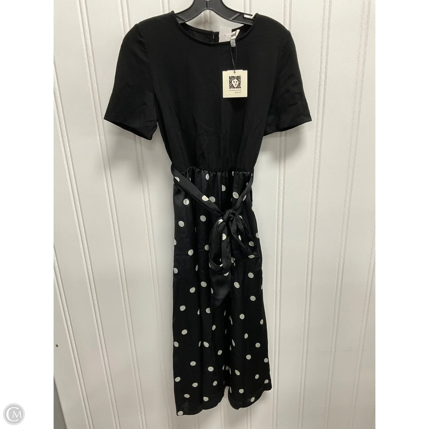 Dress Casual Maxi By Anne Klein In Polkadot Pattern, Size: S