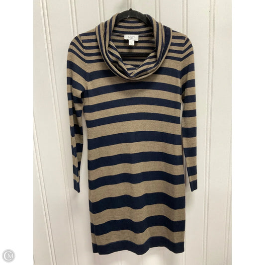 Dress Sweater By Loft In Striped Pattern, Size: Mp