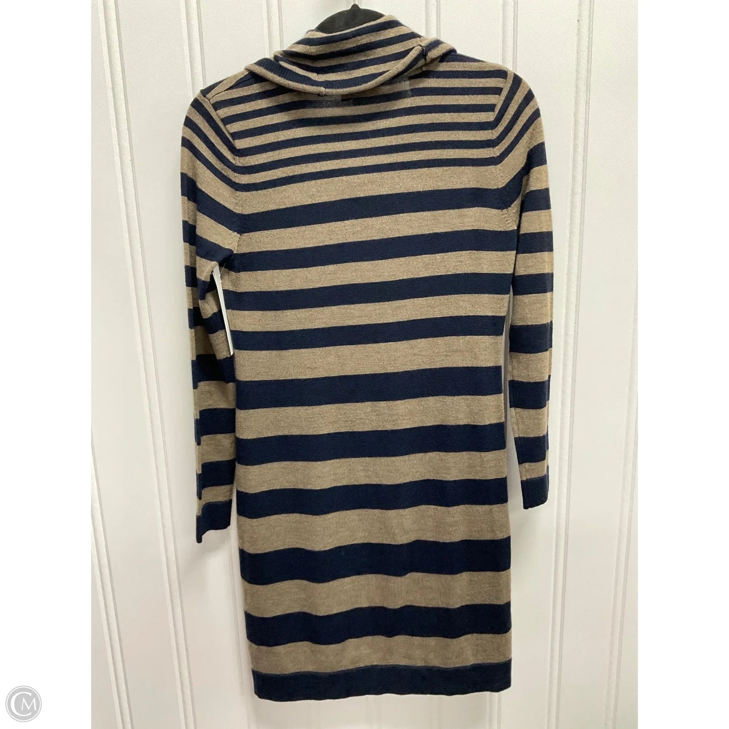 Dress Sweater By Loft In Striped Pattern, Size: Mp