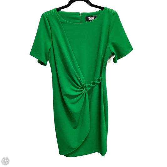 Dress Work By Dkny In Green, Size: M