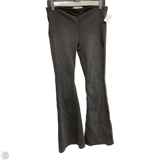 Jeans Flared By Free People In Black, Size: 6