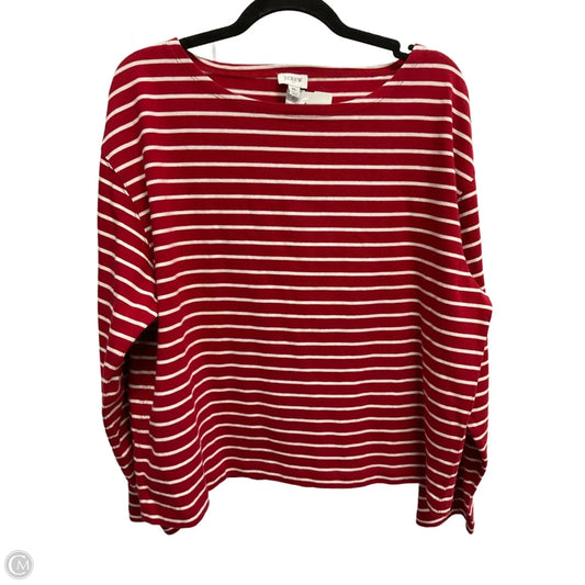 Top Long Sleeve By J. Crew In Striped Pattern, Size: Xl