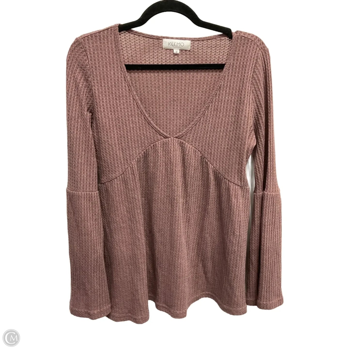 Top Long Sleeve By Clothes Mentor In Brown, Size: M