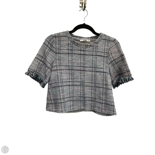 Top Short Sleeve By Pull&bear In Blue, Size: Xs