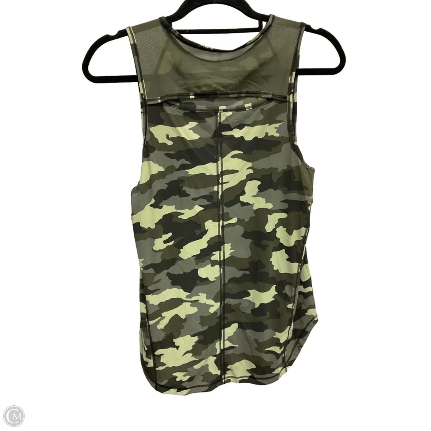 Athletic Tank Top By Lululemon In Camouflage Print, Size: M
