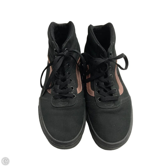 Shoes Sneakers By Vans In Black, Size: 8.5