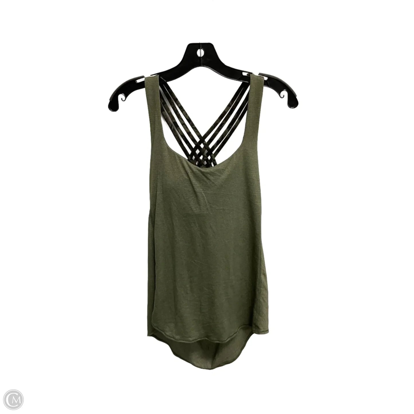 Athletic Tank Top By Lululemon In Green, Size: M