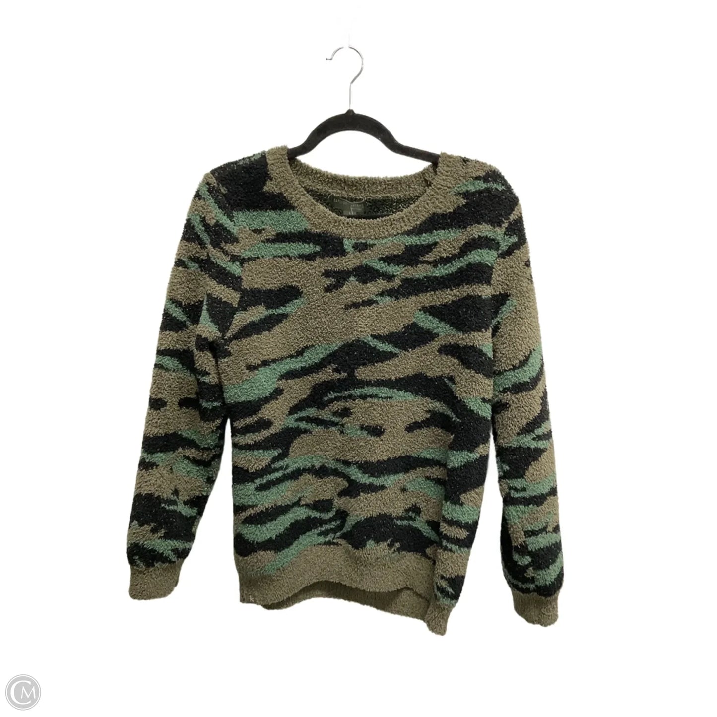 Sweater By Barefoot Dreams In Camouflage Print, Size: L