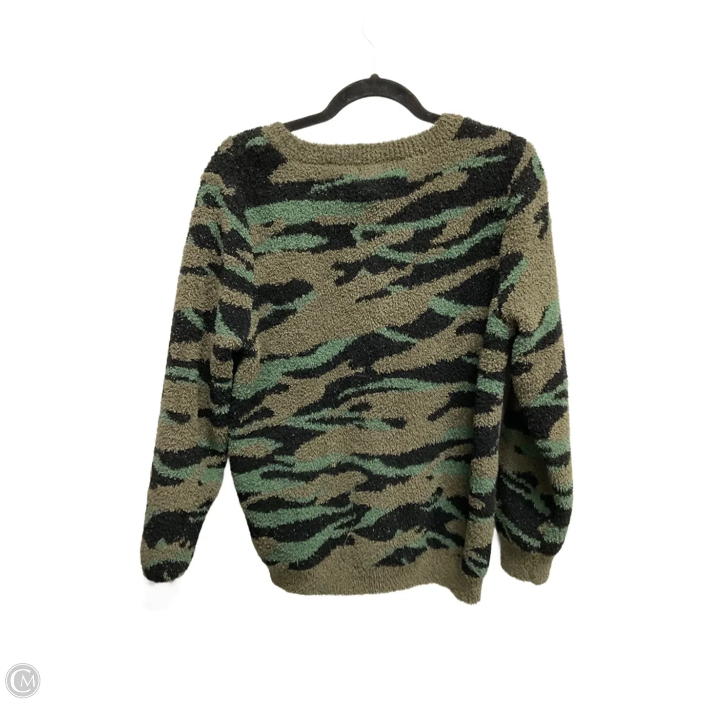Sweater By Barefoot Dreams In Camouflage Print, Size: L