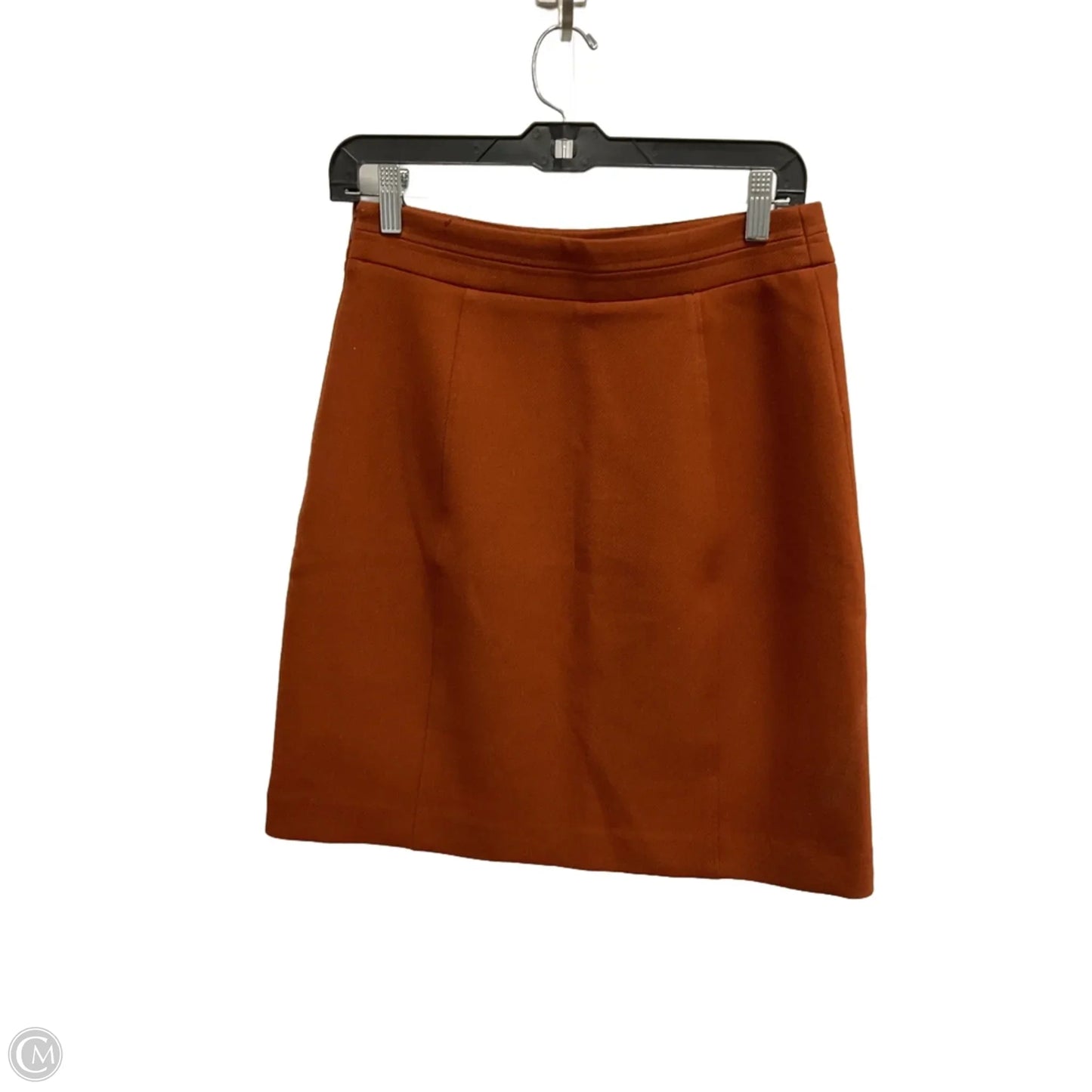 Skirt Midi By Ann Taylor In Orange, Size: 2