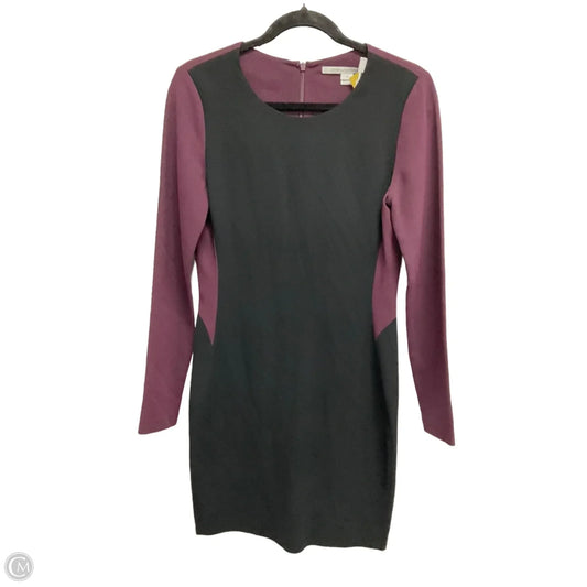 Dress Designer By Diane Von Furstenberg In Black & Purple, Size: S